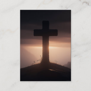 Hébreux 12:2 Cartes KJV - Croix Shameful foncée