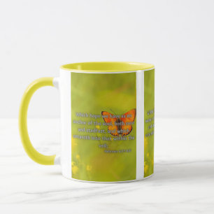 Hébreux 6:19 KJV Bible Écriture Pic Mug à deux ton
