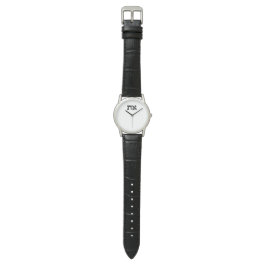 Hebrew Aleph und Tav Armbanduhr