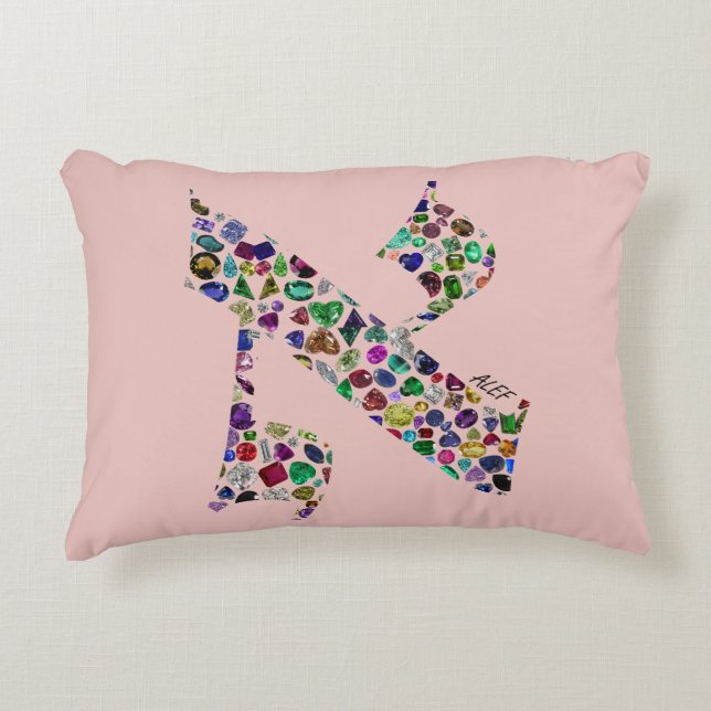 Hebrew Letter ALEF Dekokissen (Vorderseite)