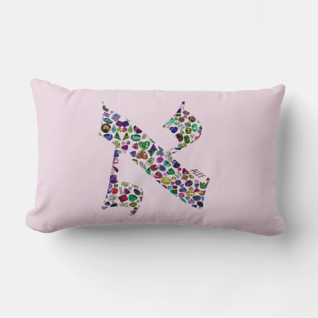 Hebrew Letter ALEF Lendenkissen (Vorderseite)