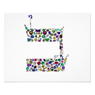 Hebrew Letter BET Fotodruck