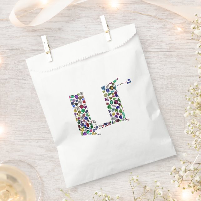 Hebrew Letter BET Geschenktütchen (Ausgeschnitten)