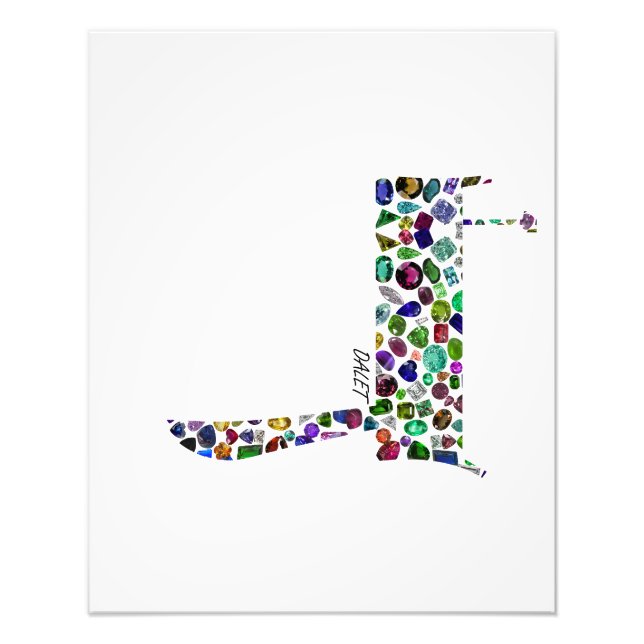 Hebrew Letter Dalet Fotodruck (Vorne)