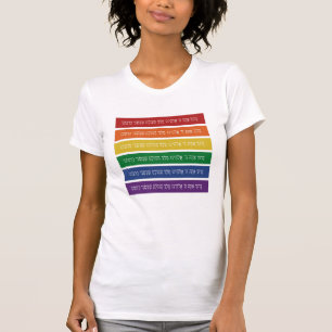 Hebrew Sessing - jüdisches LGBTQ-Privileg T-Shi un T-Shirt