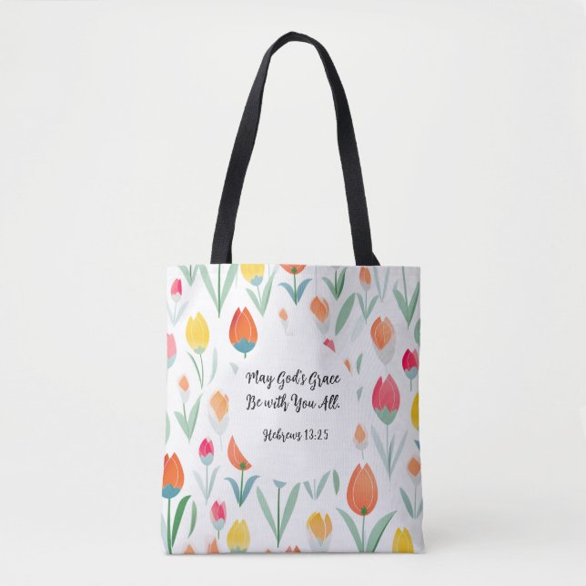 Hebrews 13:25 Tote Bag Tasche (Vorderseite)