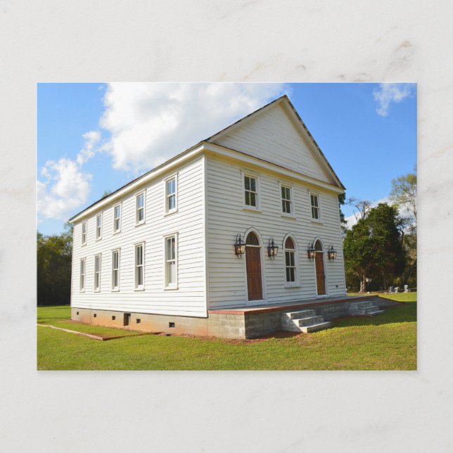 Hebron Church, Johns Island, South Carolina Postkarte (Vorderseite)