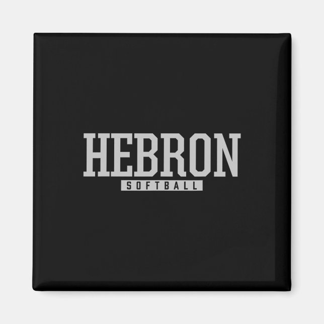 Hebron High School Softll _1  Magnet (Vorne)