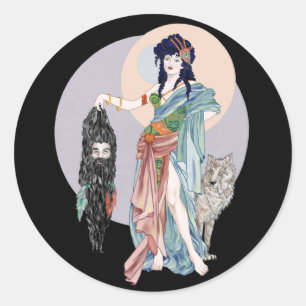 Hecate & Clytius Runder Aufkleber