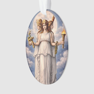 Hecate Dreifache Göttin Himmelsmond Kunst – Mythos Ornament