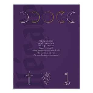 Hecate-Plakat Fotodruck