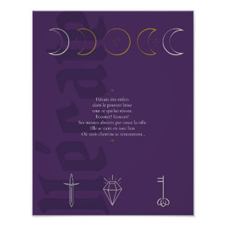 Hecate-Plakat Fotodruck
