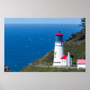 Heceta Head Lighthouse in der Nähe von Florenz Poster