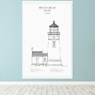 Heceta Head Lighthouse - Oregon - BD Leinwanddruck
