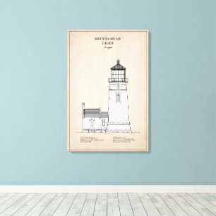 Heceta Head Lighthouse - Oregon - SBD Leinwanddruck