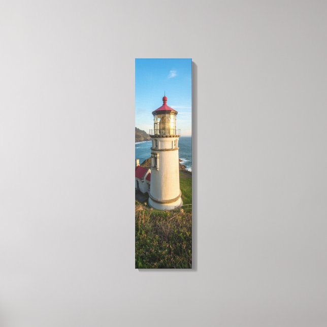 Heceta Head Lighthouse Vertikale Leinwand Kunst (Vorderseite)