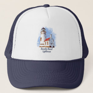 Heceta Head Lighthouse Watercolor - Oregon Truckerkappe