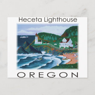 Heceta Lighthouse Postkarte
