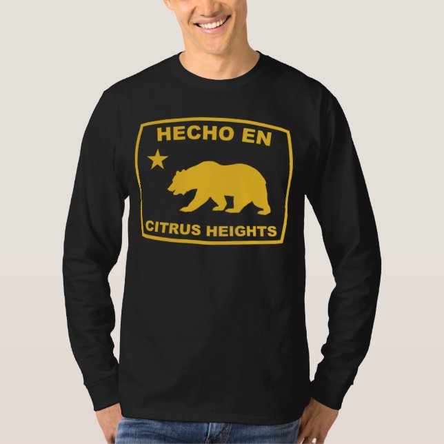 Hecho en Citrus Heights California Republic Pacifi T-Shirt (Vorderseite)