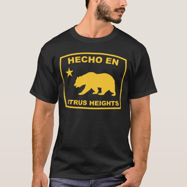 Hecho en Citrus Heights California Republic Pacifi T-Shirt (Vorderseite)