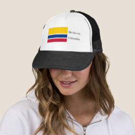 Hecho en Colombia Flag Truckerkappe
