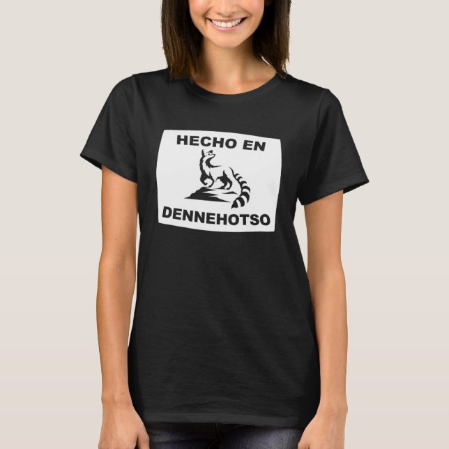 Hecho en Dennehotso Arizona Ringtail State Animal T-Shirt (Vorderseite)