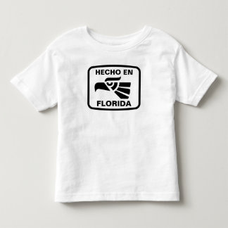 Hecho en Florida personalizado Gewohnheit Kleinkind T-shirt