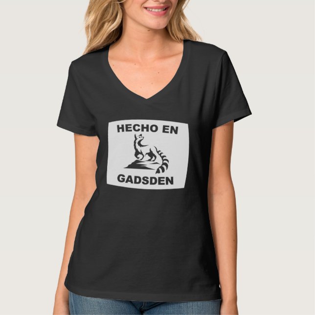 Hecho en Gadsden Arizona Ringtail State Animal T-Shirt (Vorderseite)