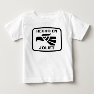 Hecho en Joliet personalizado Custom personalisier Baby T-shirt