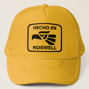 Hecho en Roswell personalizado Gewohnheit Truckerkappe
