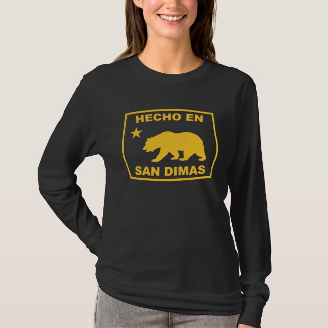 Hecho en San Dimas California Republic Pacific Coa T-Shirt (Vorderseite)
