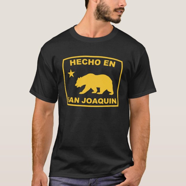 Hecho en San Joaquin California Republic Pacific C T-Shirt (Vorderseite)