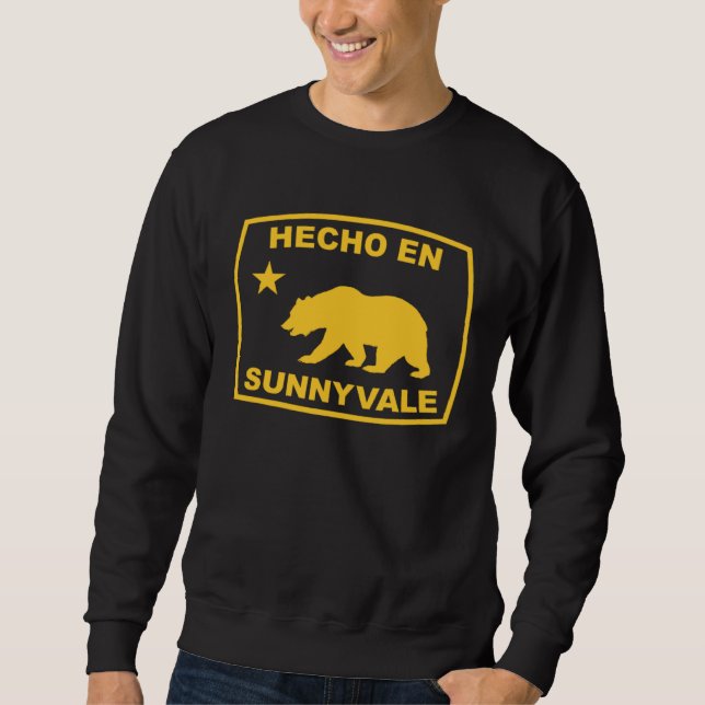 Hecho en Sunnyvale California Republic Pacific Coa Sweatshirt (Vorderseite)