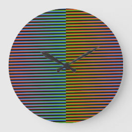 HECHO EN VENEZUELA 🇻 🇪 Inspirado en Cruz-Diez Große Wanduhr