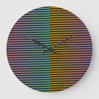 HECHO EN VENEZUELA 🇻 🇪 Inspirado en Cruz-Diez Große Wanduhr