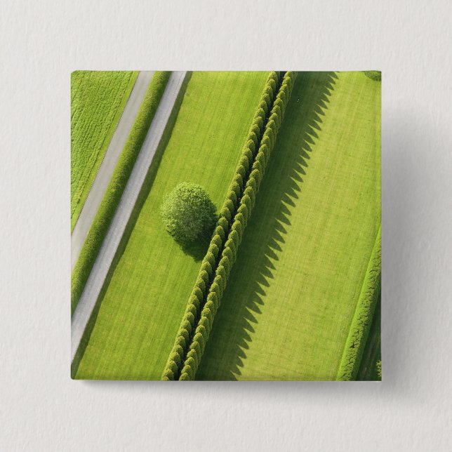 Hecke im Hamptons Button (Vorderseite)