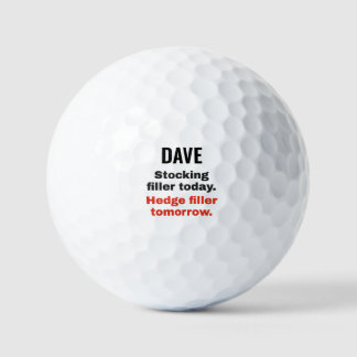 Heckenschneider Morgen: Personalisierte Golfbälle