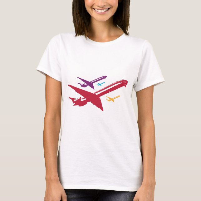 Heckflügel-Jet T-Shirt (Vorderseite)
