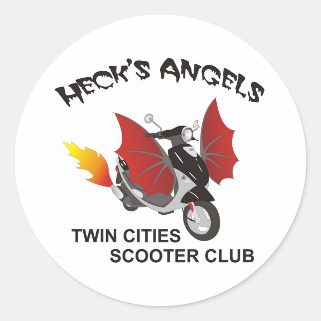 Heck's Angels Stickers (Vorderseite)