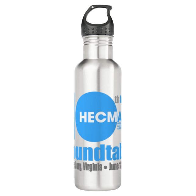 HECMA Wasserflasche Edelstahlflasche (Vorderseite)