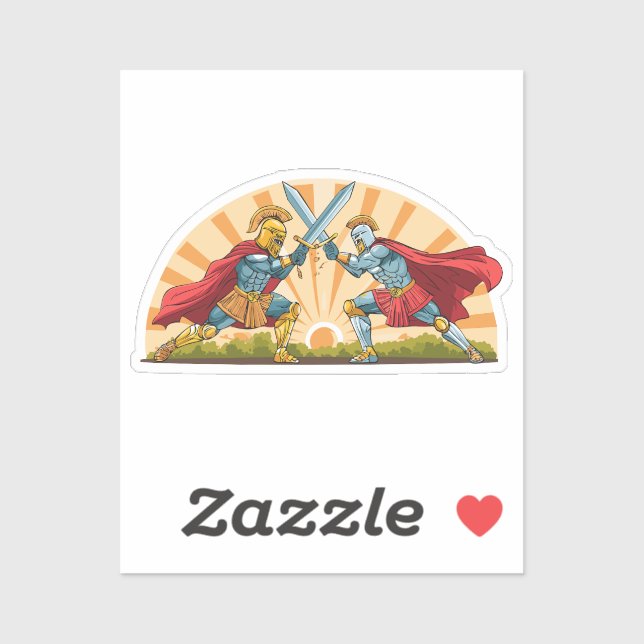 Hector and Achilles Aufkleber (Blatt)