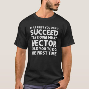 HECTOR Gift Name Personalisiert Geburtstag Funny C T-Shirt