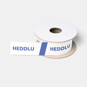 Heddlu Welsh Police Barrier Tape Novelty Satinband