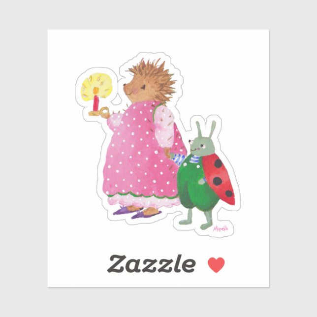 Heddy Igel und Buddy Sticker (Blatt)