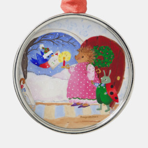 Heddy und Ben im Rahmen Ornament Aus Metall