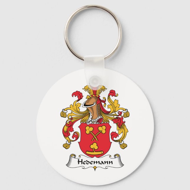 Hedemann Familienwappen Schlüsselanhänger (Vorderseite)