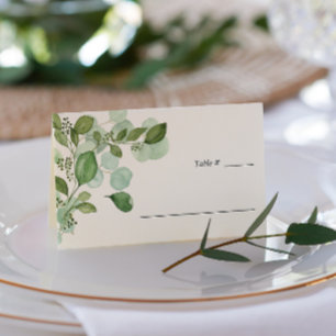 Hedera Ivy Blätter Platzkarte der Tabelle anzeig