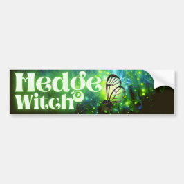 Hedge Hexe Autoaufkleber