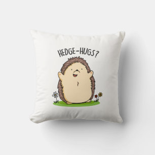 Hedge Hugs Niedlich Hedge-Hedge-Hog Pun Kissen