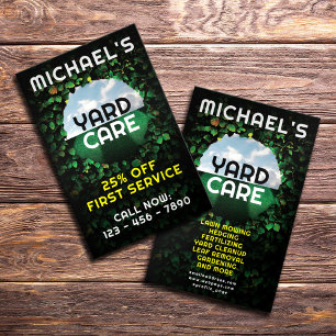 Hedge-Rahmen-Landschaftsgestaltung Flyer